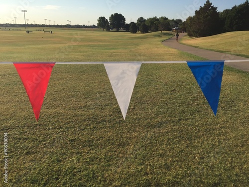 American flags