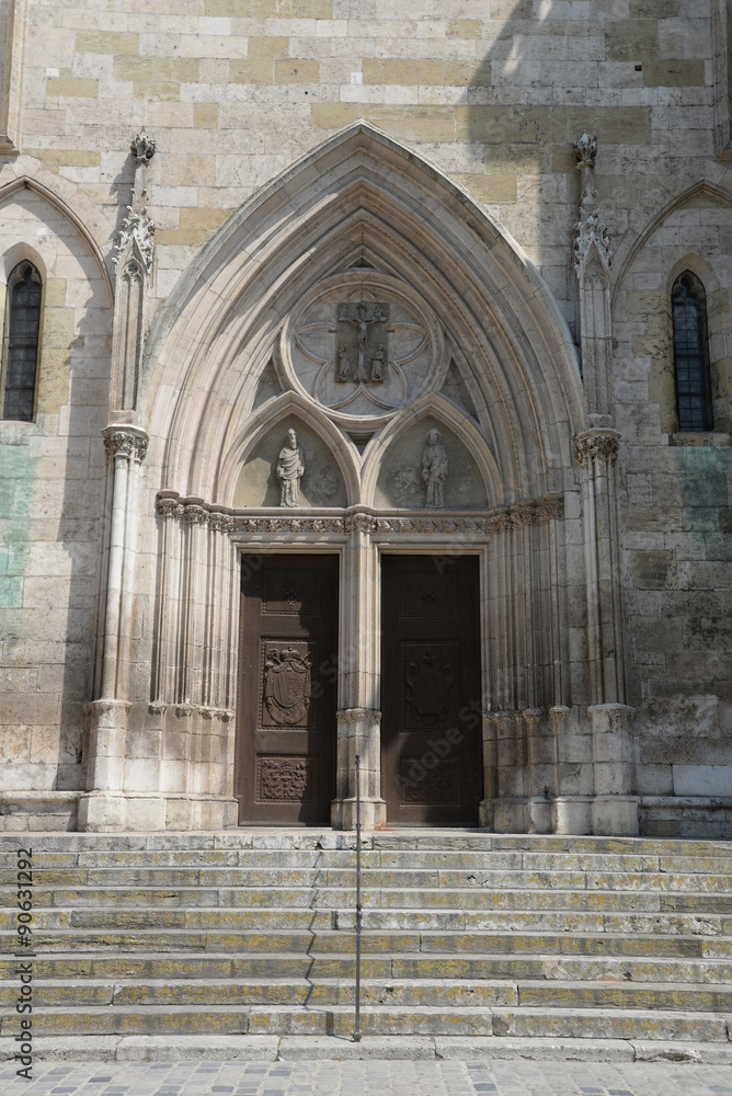 Fototapeta premium Eingang des Doms in Regensburg