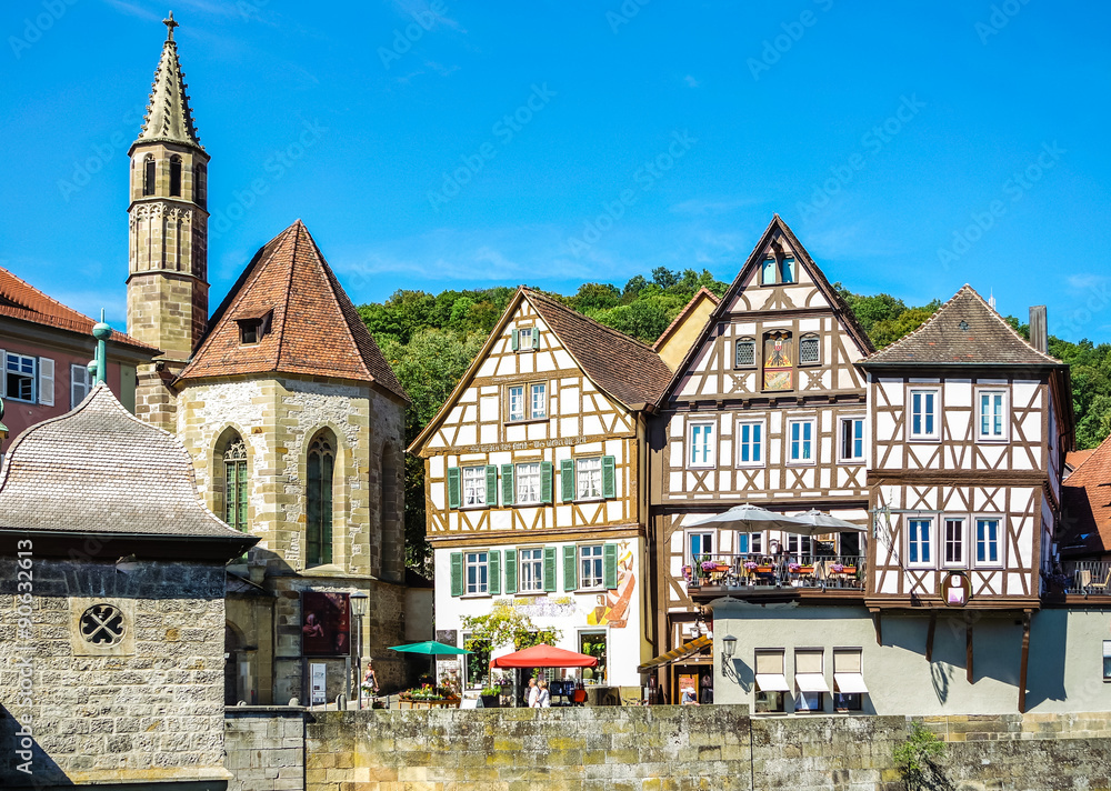 Obraz premium romantisches Schwäbisch Hall