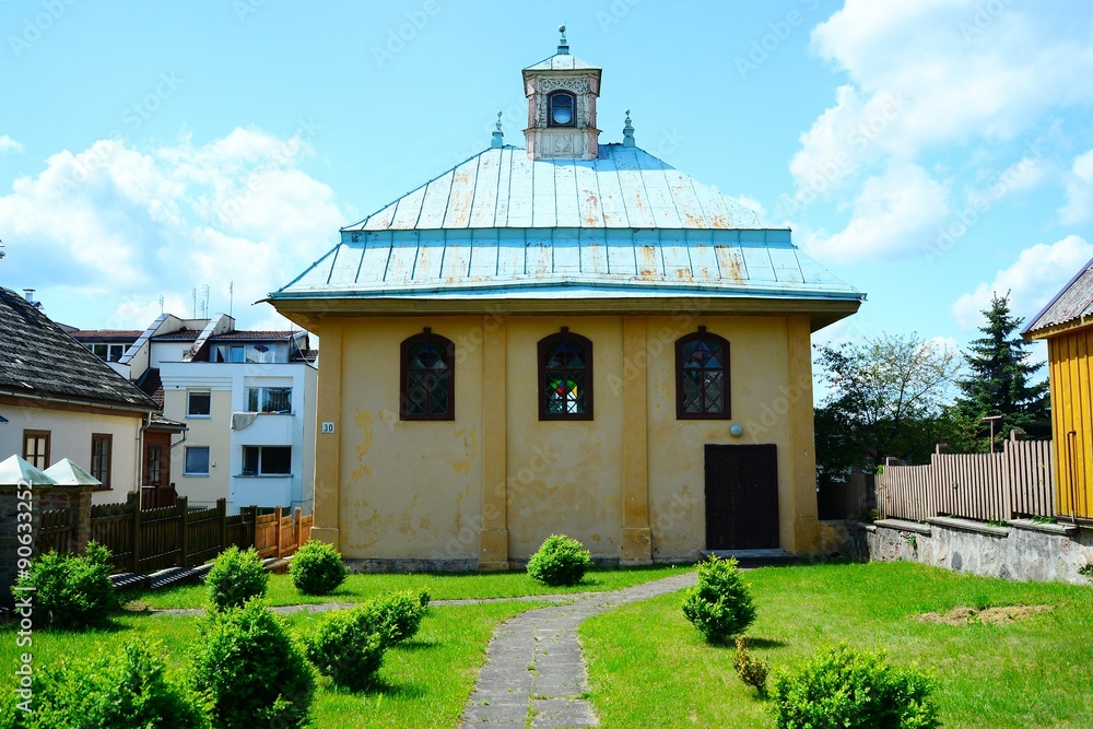 Kenesa - Karaim church in Trakai town on May 31, 2015