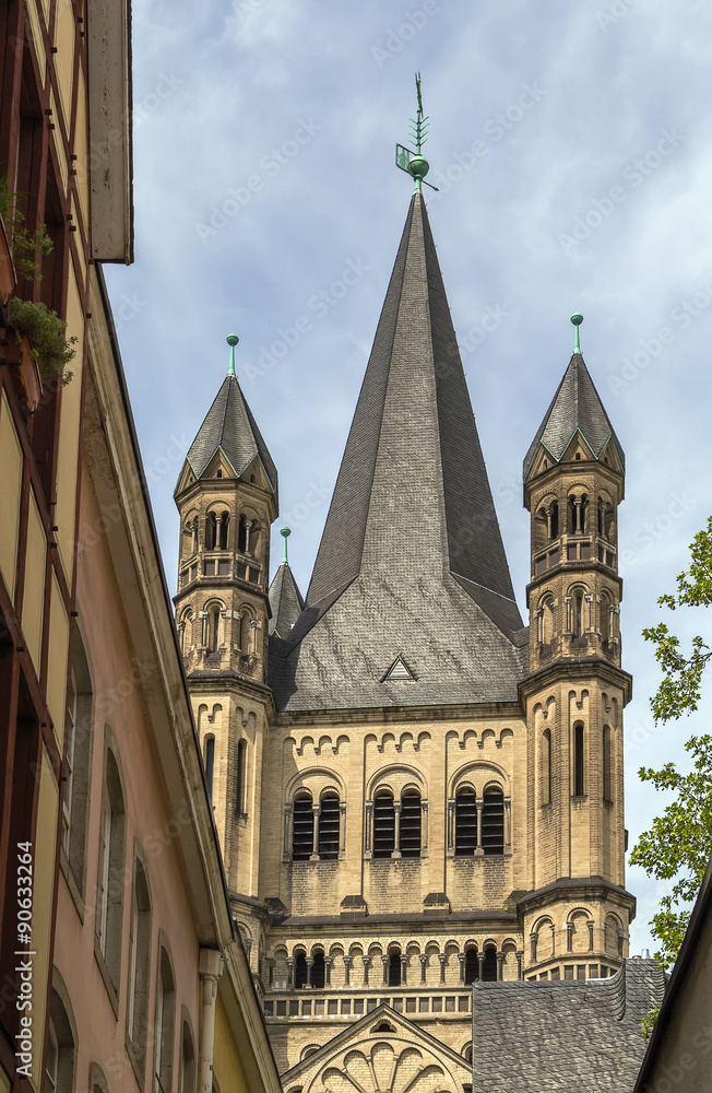 Great St. Martin Church, Cologne, Germany