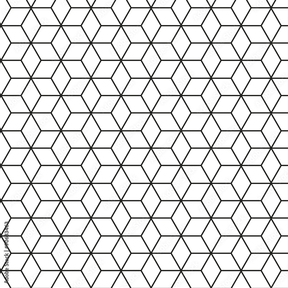 Vector illustration of a seamless pattern of rhombuses Vector illustration of a seamless pattern of rhombuses