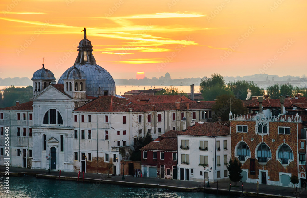 Sunrise in Venice, Italy