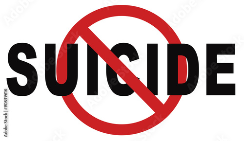 Plakat no suicide