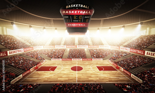 Basketball arena photo