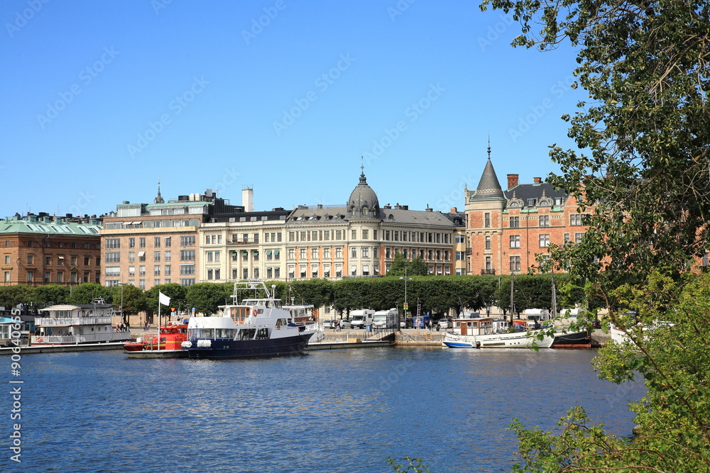 View of Standvagen,Stockholm