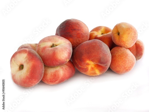 red and golden,sweet peaches