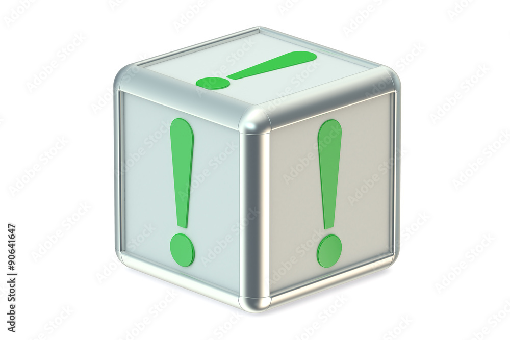 Exclamation cube Exclamation cube