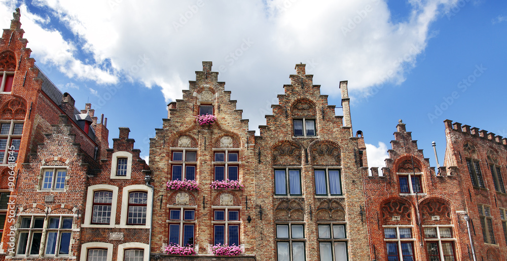 Fototapeta premium Backsteinhäuser