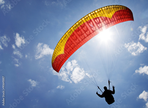 Paragliding photo
