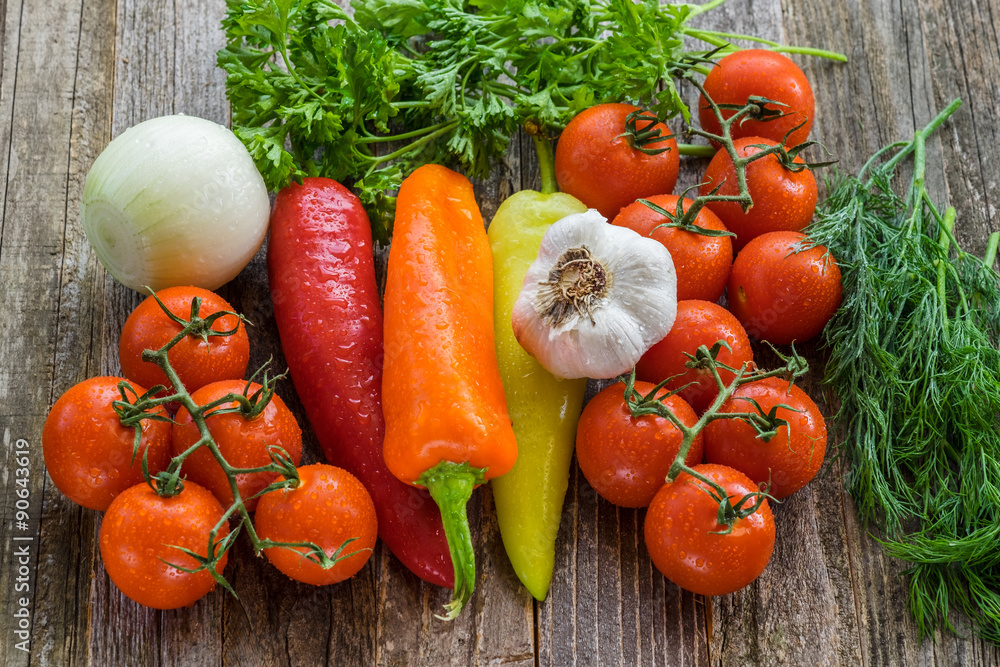 Fresh Vegetables and Herbs