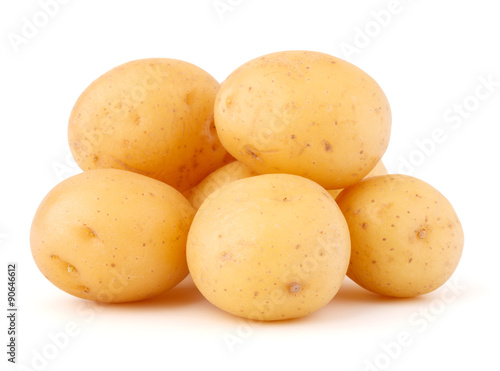 new potato tuber isolated on white background cutout