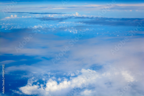 Blue sky with cloud, sky view