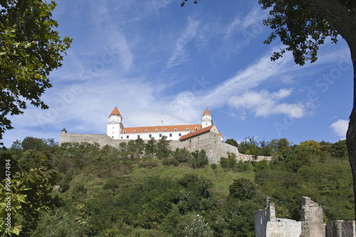Canvas Print Burg von Bratislava