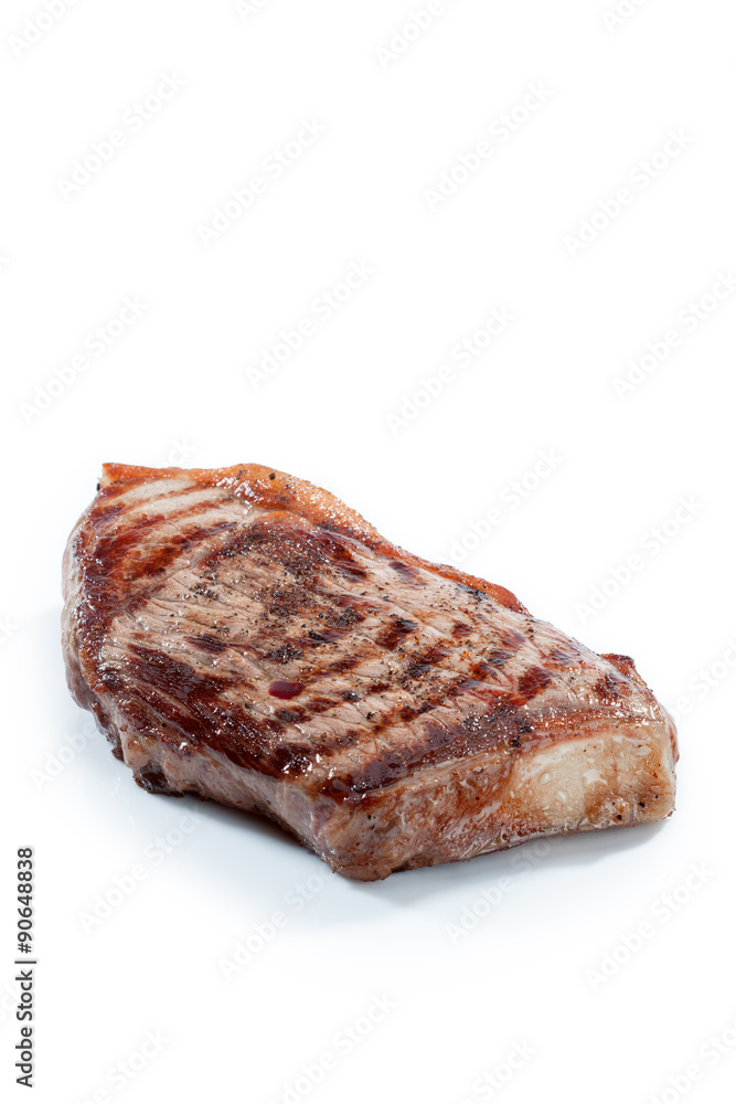 steak on white