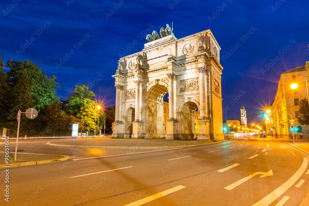 Fototapeta premium Siegestor Victory Arch Munich Germany