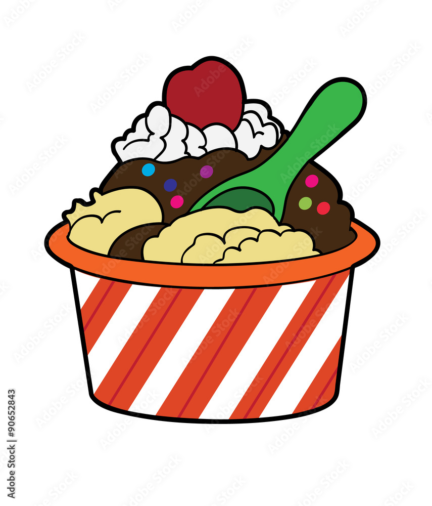 Ice Cream Cup #2 / A cup filled with ice cream Ice Cream Cup #2 / A cup filled with ice cream