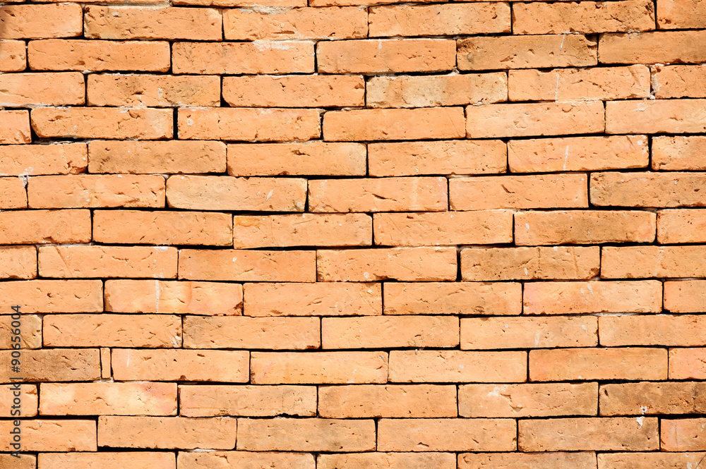 Fototapeta premium Antique grunge red brick wall