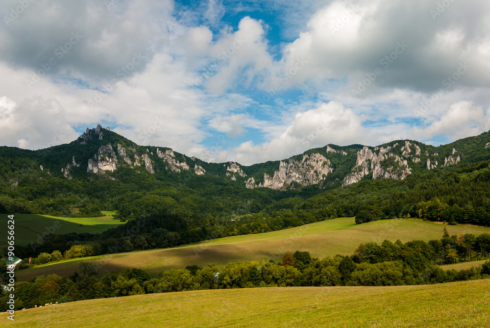 Mountains Sulovske skaly - Sulov, Hradna, Bytca, Slovakia