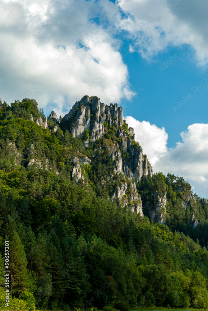 Rock from Sulovske skaly - Sulov, Slovakia Rock from Sulovske skaly - Sulov, Slovakia