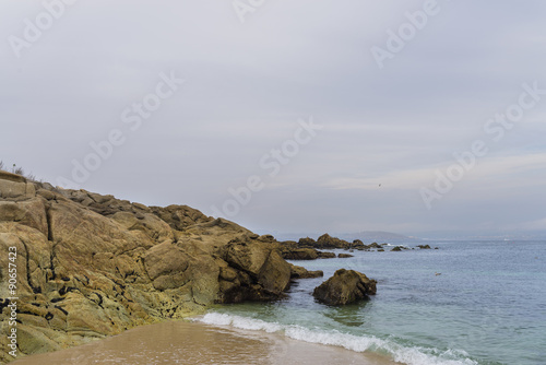 Playa de los Moros (La Coruña, España).