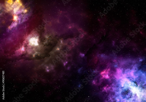 Fototapeta Naklejka Na Ścianę i Meble -  Space Nebula
