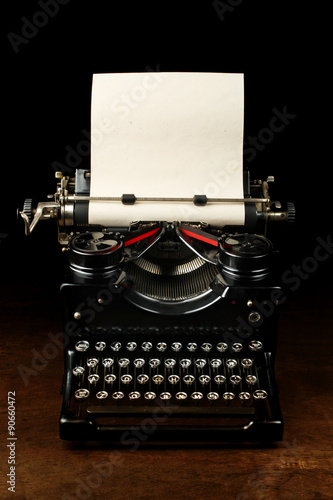 Old typewriter with paper Stock Photo by ©reborn55 10279417