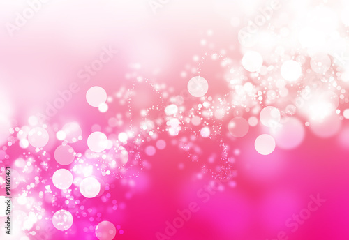 Pink Bokeh Background