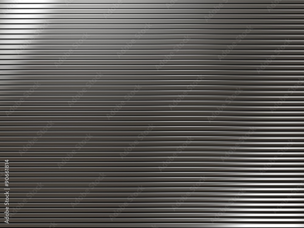 White metal background with striped texture White metal background with striped texture