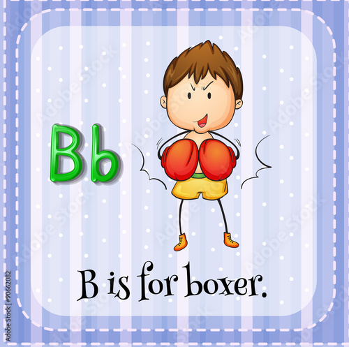 Alphabet B is for boxer
