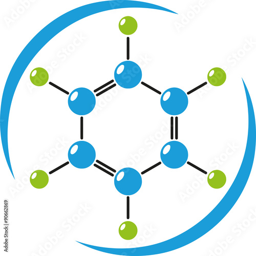 Molekül Logo, Wissenschaft, Chemie