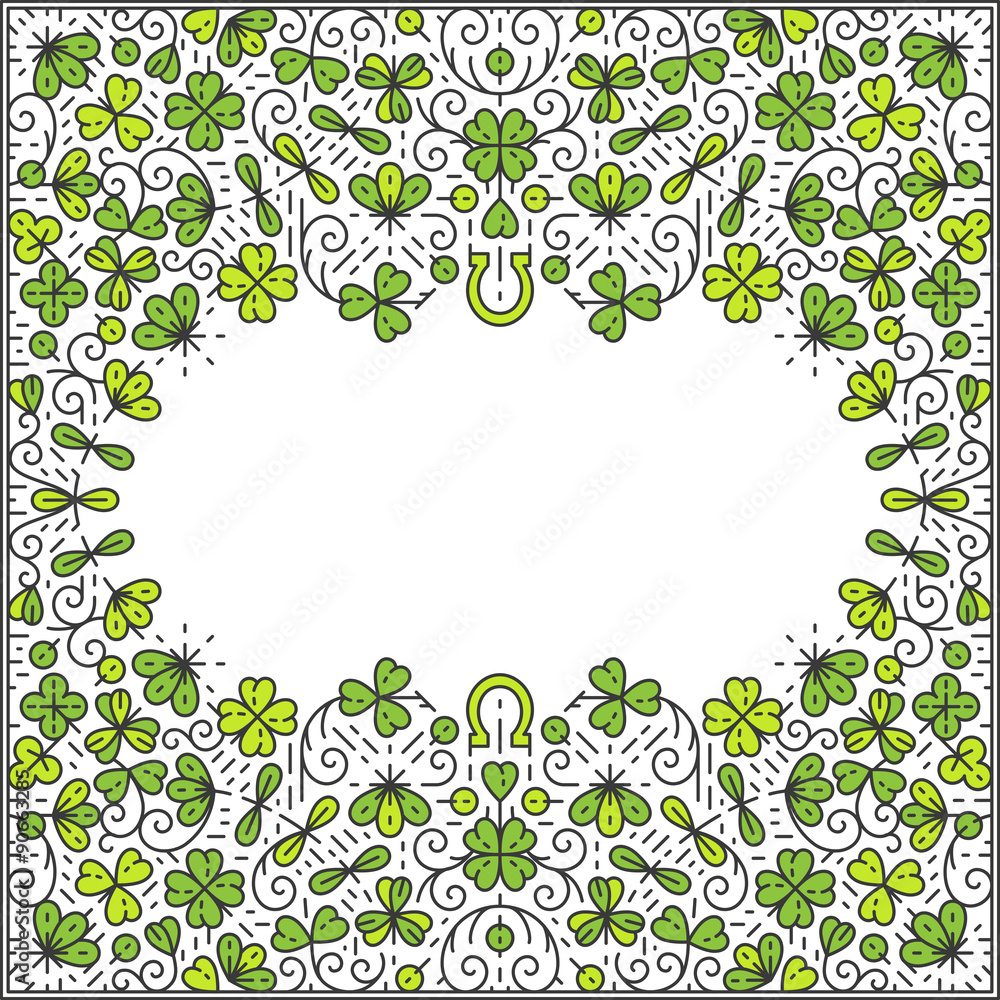 St Patrick Day frame