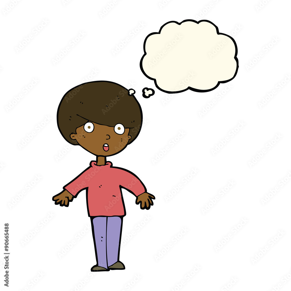 cartoon surprised man with thought bubble cartoon surprised man with thought bubble