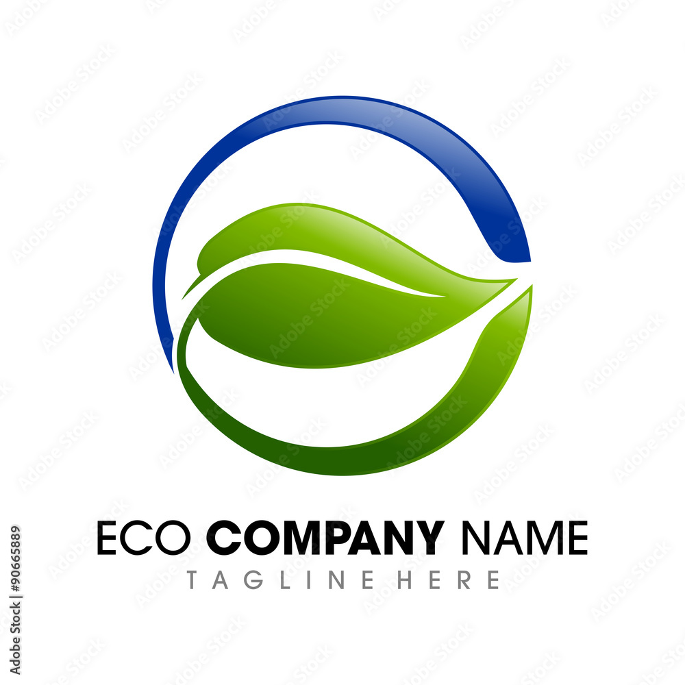 Eco Friendly Company Logo Design Template Eco Friendly Company Logo Design Template