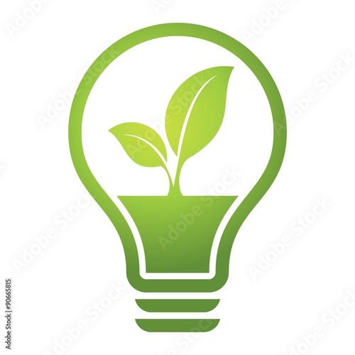 energy saving. saving electricity. Save the environment and the concept of green energy