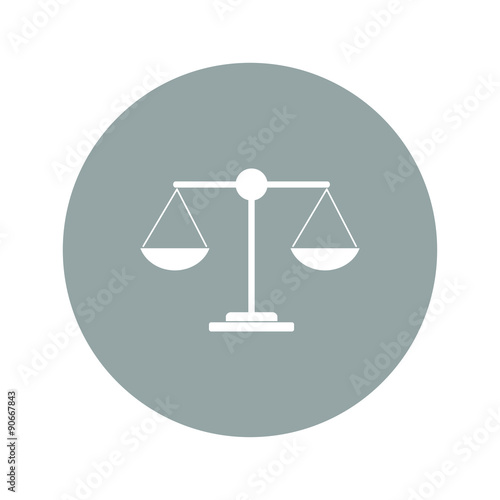 Scale icon - vector illustration