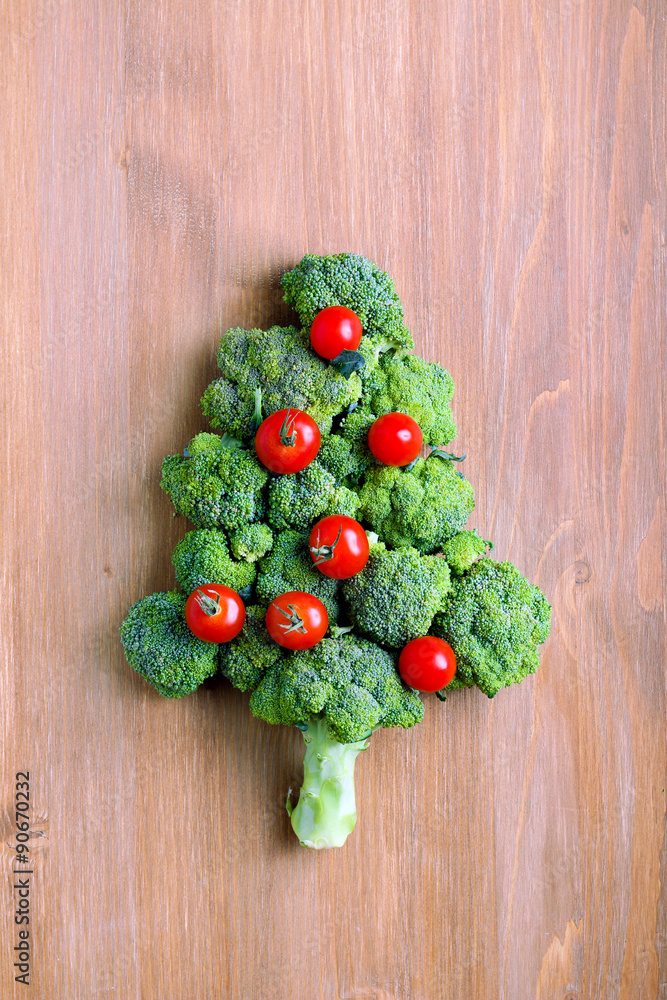 Broccoli and tomato Broccoli and tomato