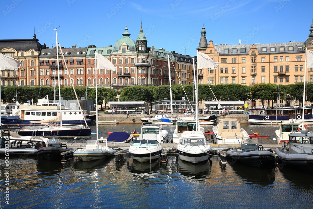 View of Standvagen,Stockholm