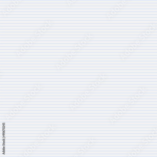 Vector seamless pattern paper exercise book in a line