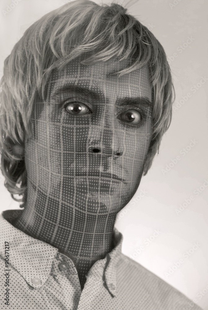 Obraz premium Man Versus Machine