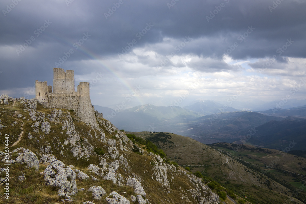 Arcobaleno a Rocca Calascio