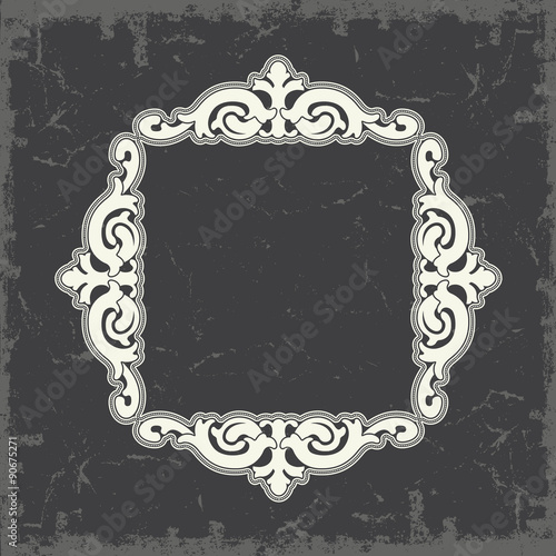 Frame in vintage style