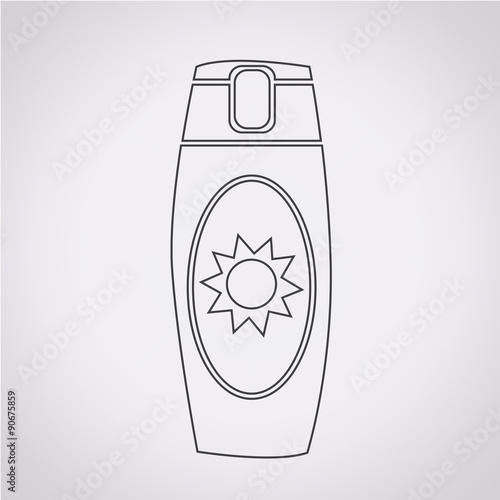 Sun Cream Icon