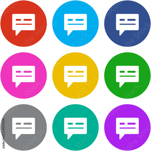 Flat Multicolor App Icon