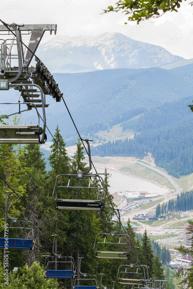 Fototapeta premium chair lift