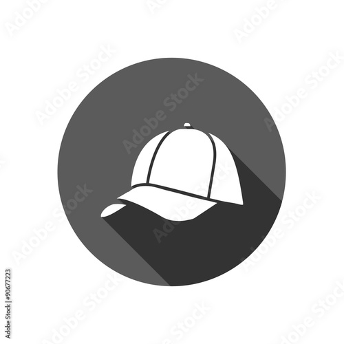 baseball cap with long shadow