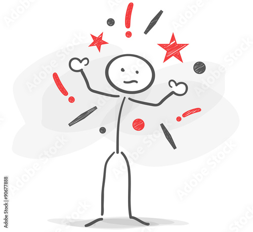 stickman burnout work hard red