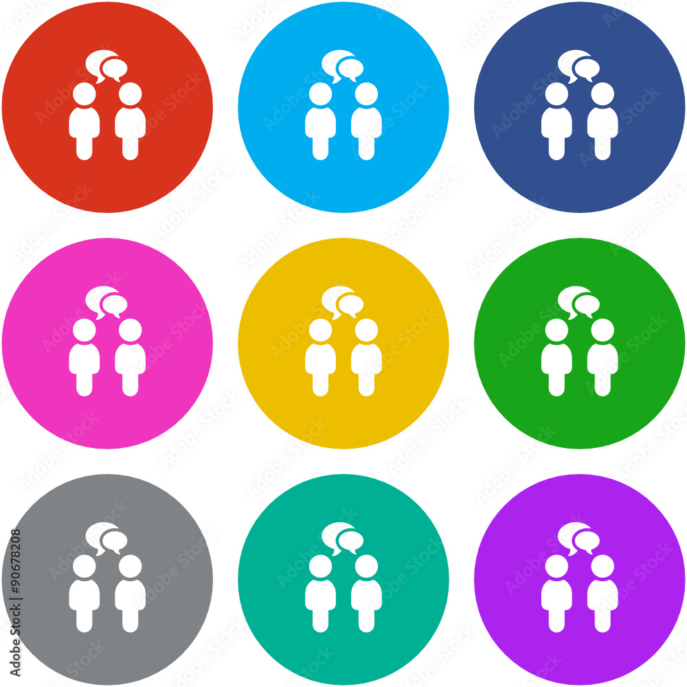 Flat Multicolor App Icon Flat Multicolor App Icon