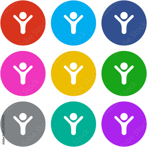 Flat Multicolor App Icon