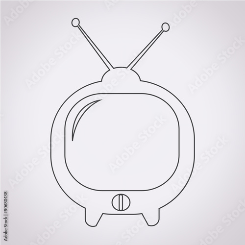 Cute tv icon